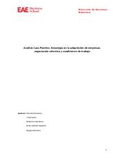 CASO PRÁCTICO - ADQUISICIÓN DE EMPRESAS Y NEGOCIACIOìN COLECTIVA.docx