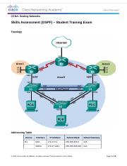 ScaN Skills Assess - OSPF - Student Trng - Examcomplete