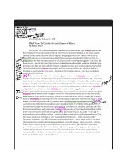 Why I wrote the crucible - Annotated
