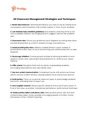 20 Classroom Management Strategies and Techniques PDF Download.pdf