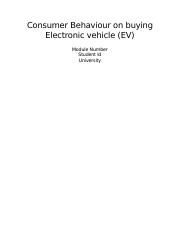 Consumer Behaviour on buying Electronic vehicle.docx