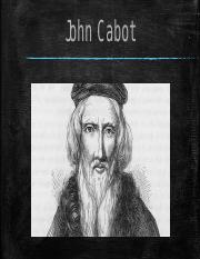 John Cabot.pptx