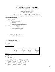 10、Chapter 6 - DCF Valuation_ Class Lecture Notes_Part I.pdf