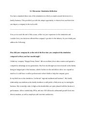 Richard Sacks 8-2 Discussion Simulation Reflection.docx
