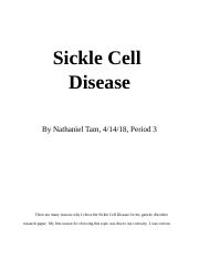 Sickle Cell Disease Paper
