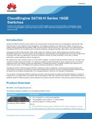 Huawei CloudEngine S6730-H Series 10GE Switches Brochure.pdf