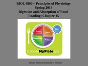 26 27 Digestion and Absorption of Food