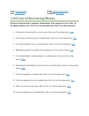 cost of borrowing money.docx