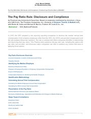 The Pay Ratio Rule Disclosure and Compliance.pdf