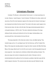 Urinetown Review