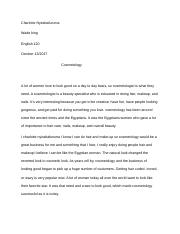 history of cosmetology essay