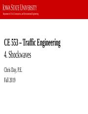 CE 553 shockwaves lecture