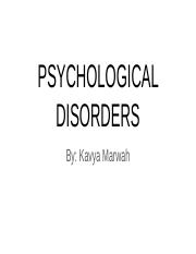 Psychological disorders .pptx