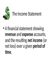 2.10 The Income Statement.ppt