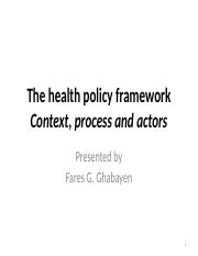 The health policy framework.pptx