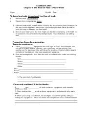 chapter 4 the flow of  food worksheet.doc