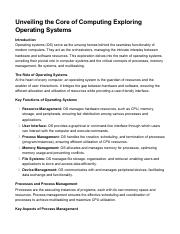 Unveiling the Core of Computing Exploring Operating Systems.pdf