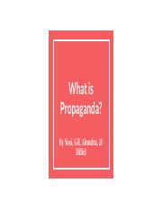 Unit 4, In-Class Assignment #5: What is Propaganda?.pdf