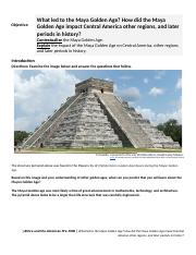 ALEXANDER NGUYEN - What led to the Maya Golden Age? How did the Maya Golden Age impact Central Ameri