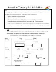 Aversion Therapy worksheet.docx