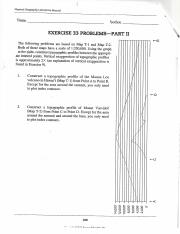Geog Exercise 33 2 Pdf L Physical Geography Laboratory Manual Me Seeder Exercise 33 Problemspart Ii The Following Problems Are Based On Map Tl And Course Hero
