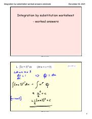 2.7b - Integration by substitution worked answers.pdf