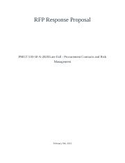 RFP Response Proposal.docx