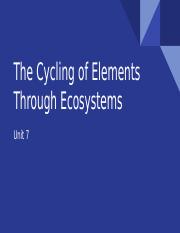 The Cycling of Elements Through Ecosystems.pptx