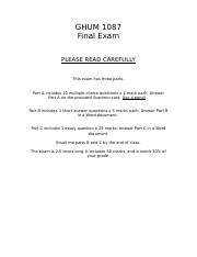 GHUM1087 Final Exam F18(1).docx