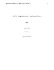 ACC543 - Managerial Accounting & Legal Aspects of Business.docx