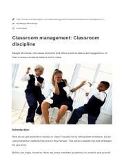 Classroom management_ Classroom discipline _ Article _ Onestopenglish.pdf