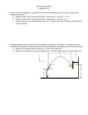 EAS-215 Dynamics Assignment 2.pdf