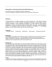 university writing course john morley pdf