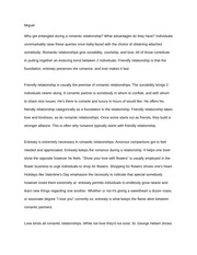 Essay The Importance of Romantic Relationships