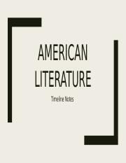 American Literature Timeline PPT.pptx