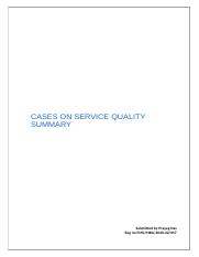 Service Quality cases summary.docx