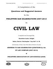 Civil Law (2007-2013)