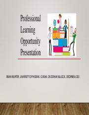 wk 5 brian palmiter- Proffesional Learning Oportunity Presentation.pdf