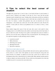 5 Tips to select the best career of student - awais.docx