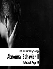 Notebook Page 33 - Abnormal Behavior II.pptx