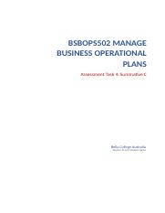 BSBOPS502 Task 4 - Summative Task C.docx