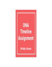 DNA Timeline Assignment