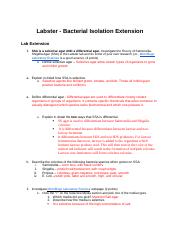 Labster biological isolation extension .docx