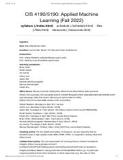 CIS 4190_5190_ Applied Machine Learning (Fall 2022).pdf
