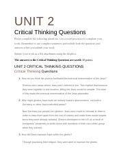 Unit 2 Critical Thinking Questions.docx