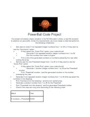 PowerBall Code Project.docx