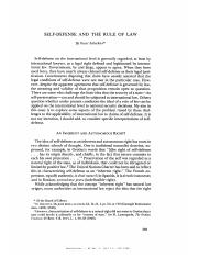 Self Defense and the Rule of Law.pdf