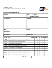 Jan 2016-Laboratory Report Template and Submission Form