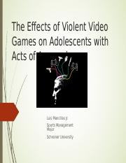 Media violence debate essay