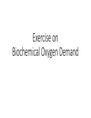 6.0 Exercise on Biochemical Oxygen Demand.pdf